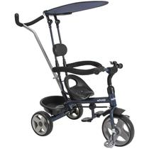 Triciclo de passeio com Pedal Grow Azul Marinho Kiddo Whoop