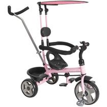 Triciclo de passeio com Pedal Grow Rosa Kiddo Whoop