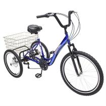 Triciclo Dream Bike Deluxe 21 Marchas Azul