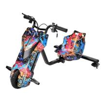 Triciclo drift eletrico adulto 350w 100 kg led capacete 36v - xcell -
