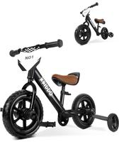 Triciclo e bicicleta de equilíbrio KRIDDO 2 em 1 para crianças 18M-3Y preta