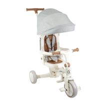 Triciclo E-Lite Trike Off white e cinza Premium Baby