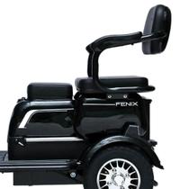 Triciclo Elétrico 750W Fenix Preto 48V 22AH Tração Reduzida - Não Precisa de CNH