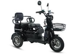Triciclo Elétrico Comfort 1000w 3 Lugares Com Ré Dream Bike Preto Triciclo Elétrico Comfort 1000w 3 Lugares Com Ré Dream Bike Preto