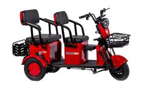 Triciclo Elétrico De Carga Ou 2 Pessoas 800w Com Bagageiro mobilidades idoso