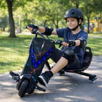 Triciclo Elétrico de Deriva Infantil 3 Rodas - Drift 250W 50 Kg - 80 Kg