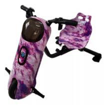 Triciclo Elétrico Drift 250W 3 Velocidades Purple Space