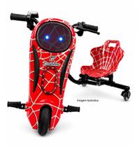 Triciclo Elétrico Drift 350w Bluetooth 3 Velocidades Único com Amortecedor Cor:Homem aranha (V0)