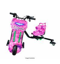 Triciclo Elétrico Drift 350w Bluetooth 3 Velocidades Único com Amortecedor