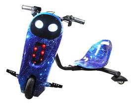 Triciclo Elétrico Drift 8 Com Amortecedor, Leds E Bluetooth