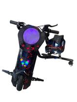 Triciclo elétrico drift hoverboard 350w com luzes led a