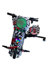 Triciclo elétrico drift hoverboard 350w com luzes led d Triciclo elétrico drift hoverboard 350w com luzes led d