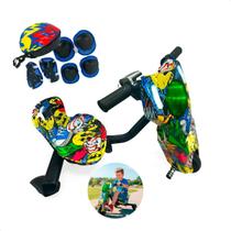 Triciclo Elétrico Drift Moto Infantil Led Som 36v Colorido Grafite