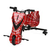 Triciclo Elétrico Drift Motorizado 350w Adulto Infantil 6 8 Polegadas 3 Velocidades Bluetooth Led Azulcar Kids