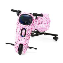 Triciclo Elétrico Drift Motorizado 350w Adulto Infantil 6 8 Polegadas 3 Velocidades Bluetooth Led Farol Redondo