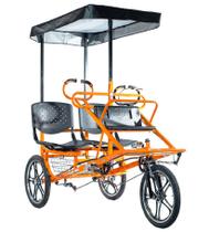 Triciclo familia - laranja - Dream Bike