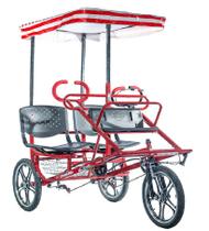 Triciclo familia - vermelho - Dream Bike