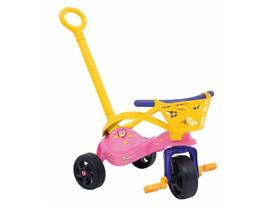 Triciclo Fofinha c/Empurrador/Proteção/Cestinha 7497 Xalingo