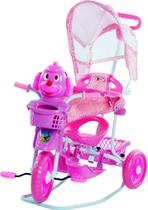 Triciclo gangorra com capota cachorro rosa - Bel Brink