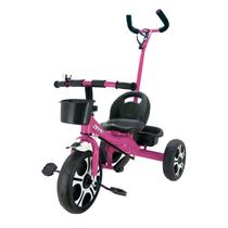 Triciclo Infantil 2 Cestas Com Empurrador E Apoio Para Pés - Zippy Toys