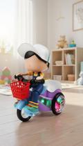 Triciclo Infantil Acrobático Com Luz e Som 360 Graus