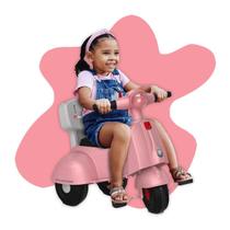 Triciclo Infantil Banderetta Passeio Pedal Motinha Rosa - Bandeirante