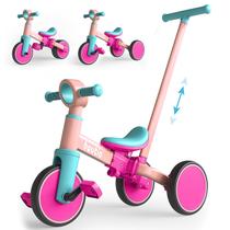 Triciclo Infantil Bautia 5 em 1 - Com Alça e Pedais (1 a 4 anos)