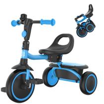 Triciclo infantil Besrey Toddler dobrável 18 meses a 5 anos Triciclo infantil Besrey Toddler dobrável 18 meses a 5 anos