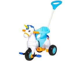 Triciclo Infantil Calesita com Empurrador Fantasy - Buzina