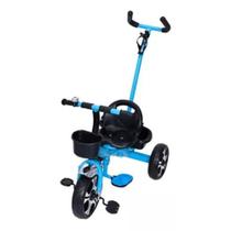 Triciclo Infantil Com Apoiador Azul- Zippy Toys