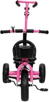 Triciclo Infantil com Apoiador - Rosa