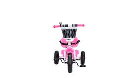 Triciclo Infantil com Empurrador e Pedal 3 Rodas Flex Rosa - Baby Style