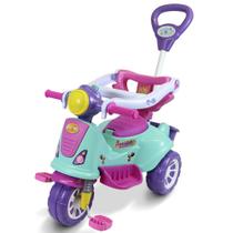 Triciclo Infantil com Pedal 2 em 1 Maral Avespa Rosa e Colorido 3173
