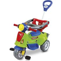 Triciclo Infantil com Pedal 2 em 1 Maral Avespa Verde e Colorido 3191