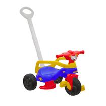 Triciclo Infantil Completo 3 Rodas com Empurrador Pedal Bebê Criança Passeio Tico Tico Carrinho Baby Azul Rosa Triciclo Infantil Completo 3 Rodas com Empurrador Pedal Bebê Criança Passeio Tico Tico Carrinho Baby Azul Rosa