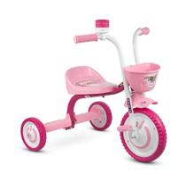 Triciclo Infantil De Aluminio Rosa Nathor You 3 Girl