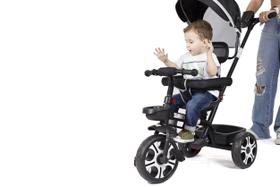 Triciclo Infantil De Empurrar 2 Em 1 Com Capota Passeio Zupa - Baby Style