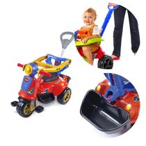 Triciclo Infantil De Passeio E Pedal Andador vespa Spider