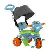 Triciclo infantil decorado velotrol de capota passeio haste