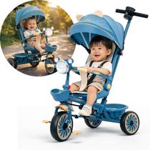 Triciclo Infantil Empurrador 2 Em 1 Carrinho De Passeio 20kg Várias Funções