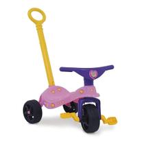 Triciclo infantil fofinha com empurrador super resistente xalingo