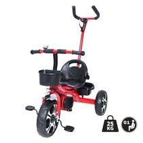 Triciclo Infantil Haste Empurrar Suporte para os Pés Cinto Segurança - Zippy Toys