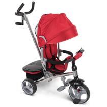 Triciclo infantil Huffy Malmö Luxe 4 em 1 com alça vermelha