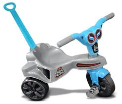 Triciclo Infantil Jet Herói de Ferro com Empurrador Kepler