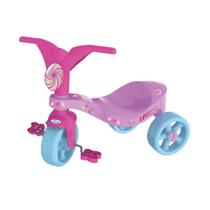 Triciclo Infantil Lolli Pop Rosa e Roxo Xalingo