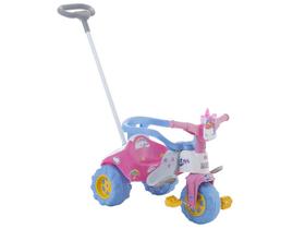Triciclo Infantil Magic Toys com Empurrador - Unicórnios Tico-Tico Uni Star Haste Removível
