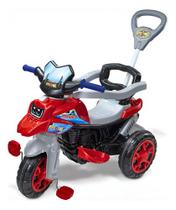 Triciclo Infantil Maral Moto Trail Spider Com Guia Vermelho