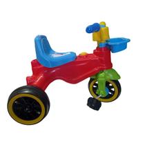 Triciclo Infantil Menino Menina com Pedais Colorido Play Trike Maral