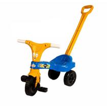 Triciclo Infantil Motika Azul Com Haste - Lugo MALE54 - Lugo Brinquedos