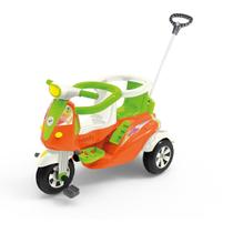 Triciclo Infantil Moto Duo Calesita Com Dois Lugares + 02 Capacetes